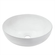Vasque à poser céramique rond Essential l.33 x P.33 cm Diam.33 cm blanc brillant | Leroy Merlin